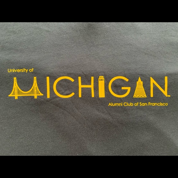 UofM Alumni Club of Greater SF T-Shirt — SMALL - Picture 3 of 8